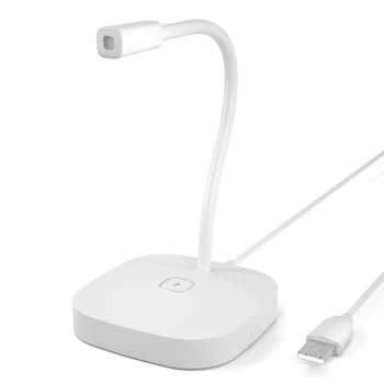 

Metal USB Desktop Microphone Plug And Play 360 Gooseneck Recording LED Indicator With Mute Button Home Office Noise Reduction