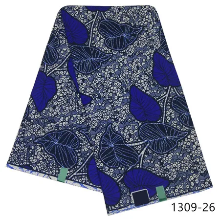 african wax fabric kent fabrics 6yards ankara african wax prints wholesale cotton ghana wax fabric for dress 1309 - Цвет: 1309-26