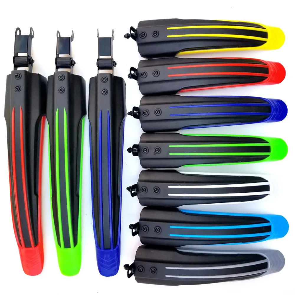 

2 Pcs Bicycle Mudguards Mountain Road Bike Fenders Set for Bike Cycling Accessories Front / Rear Wheel Fenders Mud Guards Wings