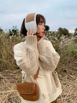 

2020 Autumn Horn Button Computer Knitted Long Cardigans High Street Wool Women Long Sweater Women Winter Clothes