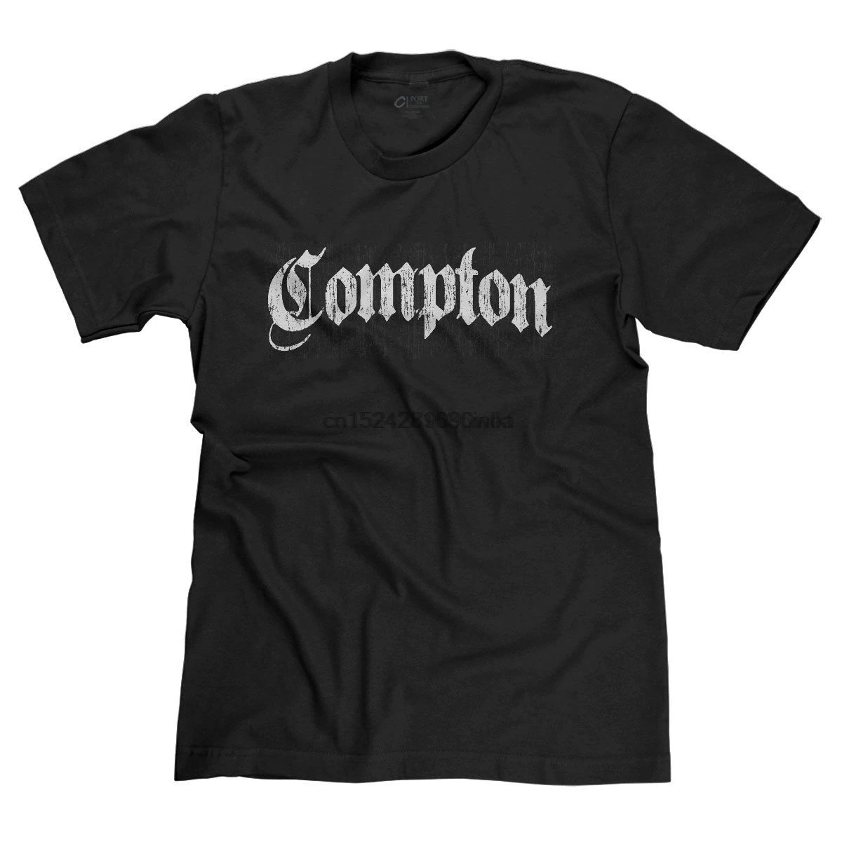 Футболка в стиле хип-хоп COMPTON NWA DRE GHETTO EAZY E GANGSTA RAP DR WESTSIDE SNOOP | Мужская одежда