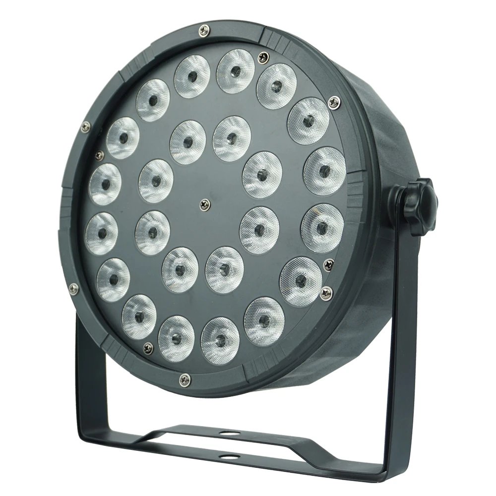 8 шт./лот 24x12 Вт rgbw 4 в 1 светодиодный прожектор + чехол dmx512 пластиковый