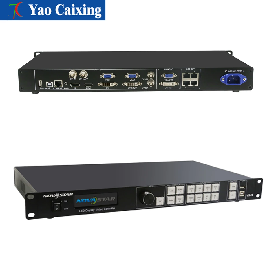 

Free shipping Special video processor for indoor or outodoor stage display novastar VX4S control card system
