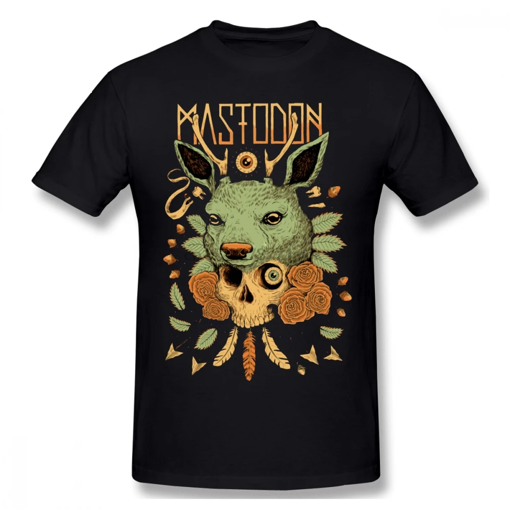 Лучшая футболка Mastodon с логотипом MASTODON Cancan 1 Повседневная принтом коротким