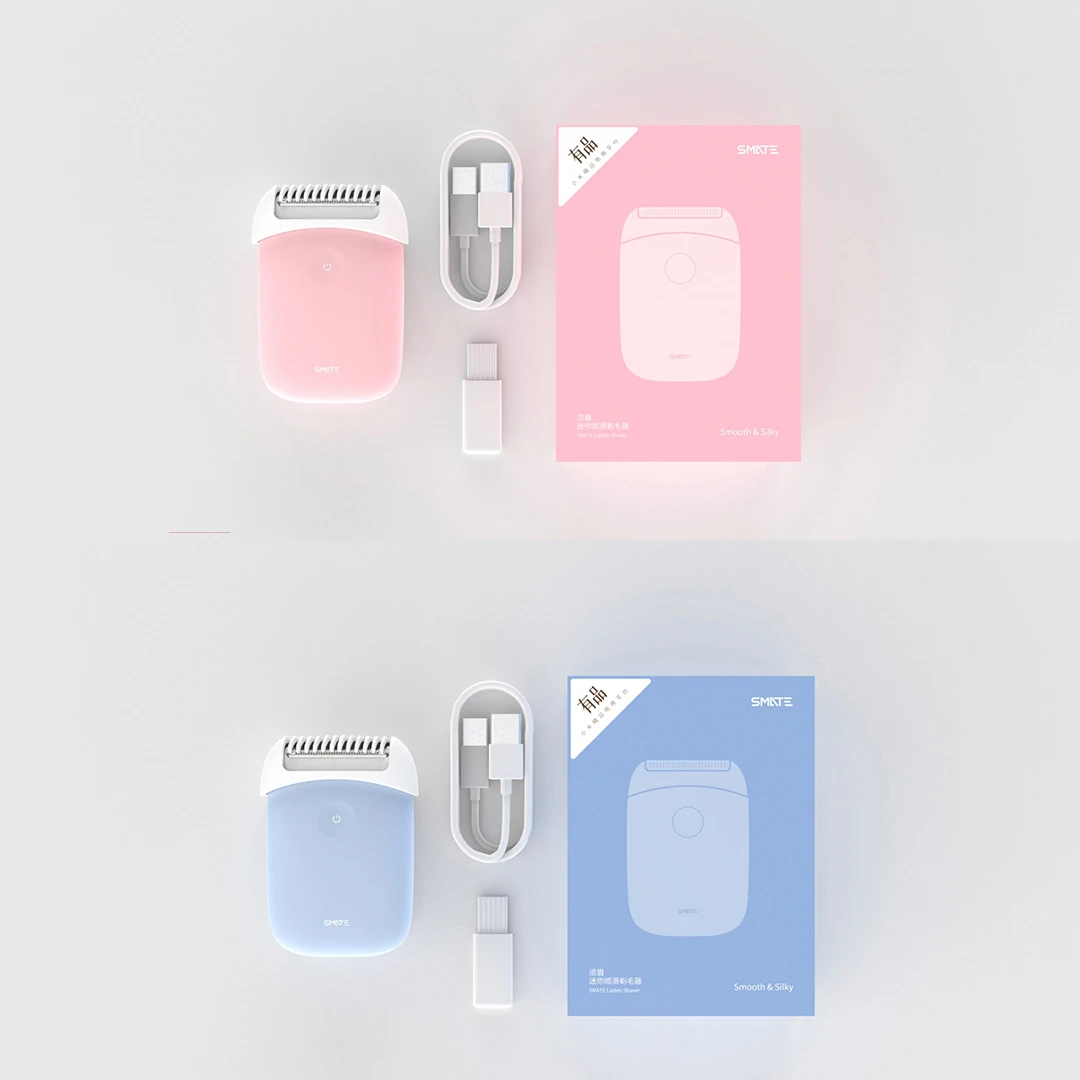 Новейшая электрическая бритва Xiaomi Mijia Smate, бритва USB, перезаряжаемая сухая влажная бритва, триммер для бороды IPX7, моющаяся Мужская и женская