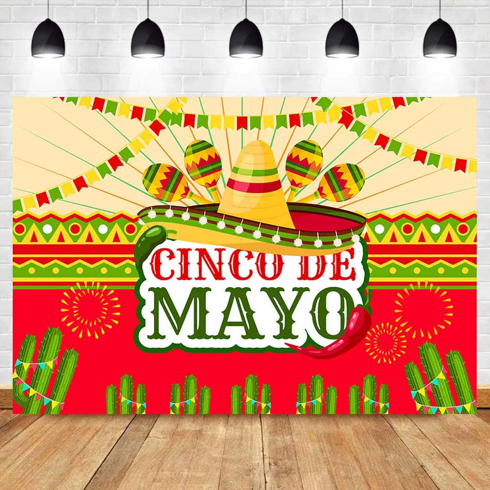 Фон с мексиканским мальчиком на 1-й день рождения праздник первый фон для