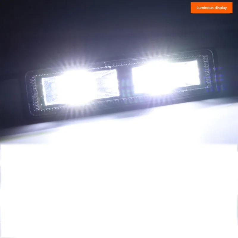 

1PCS 48W 18LED Work Light Bar Combo Offroad LED Light Bar for Tractor Boat Trucks 12V-24V