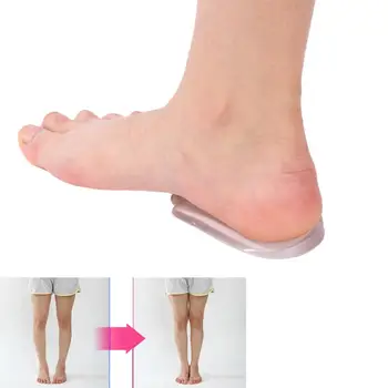 

Women Men Shoes Insoles Heel Lift Insert Pad Cushion O/X Legs Correction Supports Inserts Insoles Gel Pad Increase Lift Shoe Pad