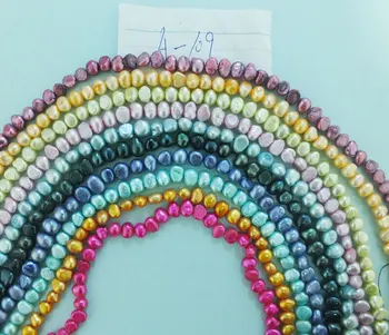 

Inventory, promotion 10Pcs 7-8mm Fashionable Freshwater Pearl Beads Loose Beads Pearl For Jewelry Making Bracelet Necklace