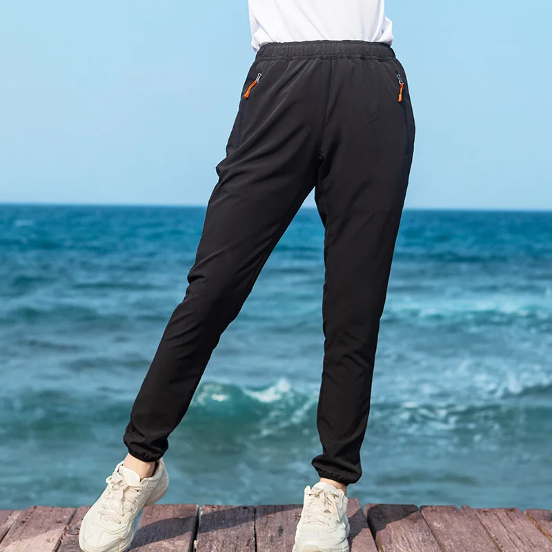 

2018 Summer Outdoor Quick Drying Trousers Breathable Night Sports Running Mountain Climbing Riding Reflective Strips Skinny Pant