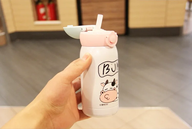 Детская чашка Bebe из нержавеющей стали, чашка для воды для детей, сохраняющая тепло, стеклянная чашка для детей на открытом воздухе, Детская портативная чашка для воды, непроливающаяся чашка