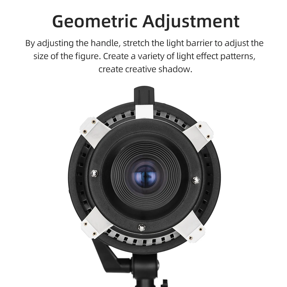 Acessórios de Projeção Modelagem de Forma Shadow Shaping-com Imagers - Iluminação Criativa Snoot Óptico Ajustar Geométrica Luz & - Image 2