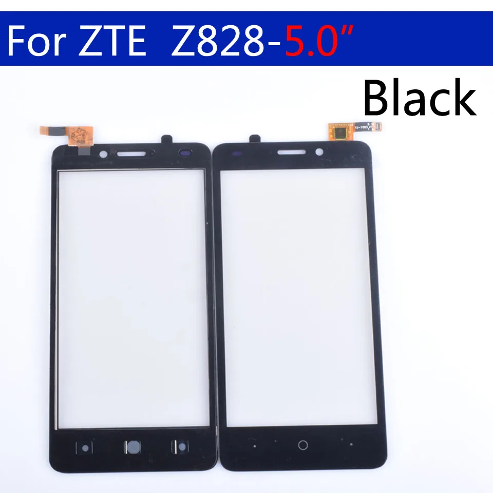 Для zte Avid Plus Z828 Z828L сенсорный экран панель дигитайзер сенсор Переднее стекло Внешний сенсорный экран Замена 5,0 дюймов