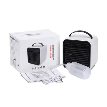 

Summer Mini Negative Ion Air Conditioning Fan Office Desktop Refrigeration Air Purifier Water Tank Table Fan