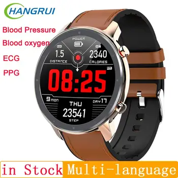 

L11 Smart Watch ECG+PPG Heart Rate Blood oxygen Blood Pressure Monitor Full Round Touch Smart watch IP68 Waterproof VS DT78 L12