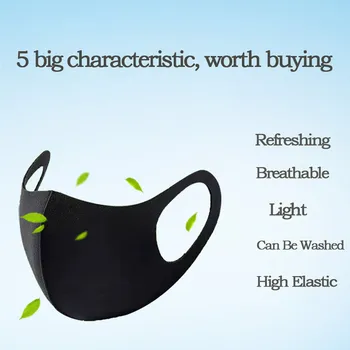 

15/20pcs Masque Respirator Anti Dust PM 2.5 Filter Face Masks Replaceable Face Mouth Cover Masks Маски Mascherine