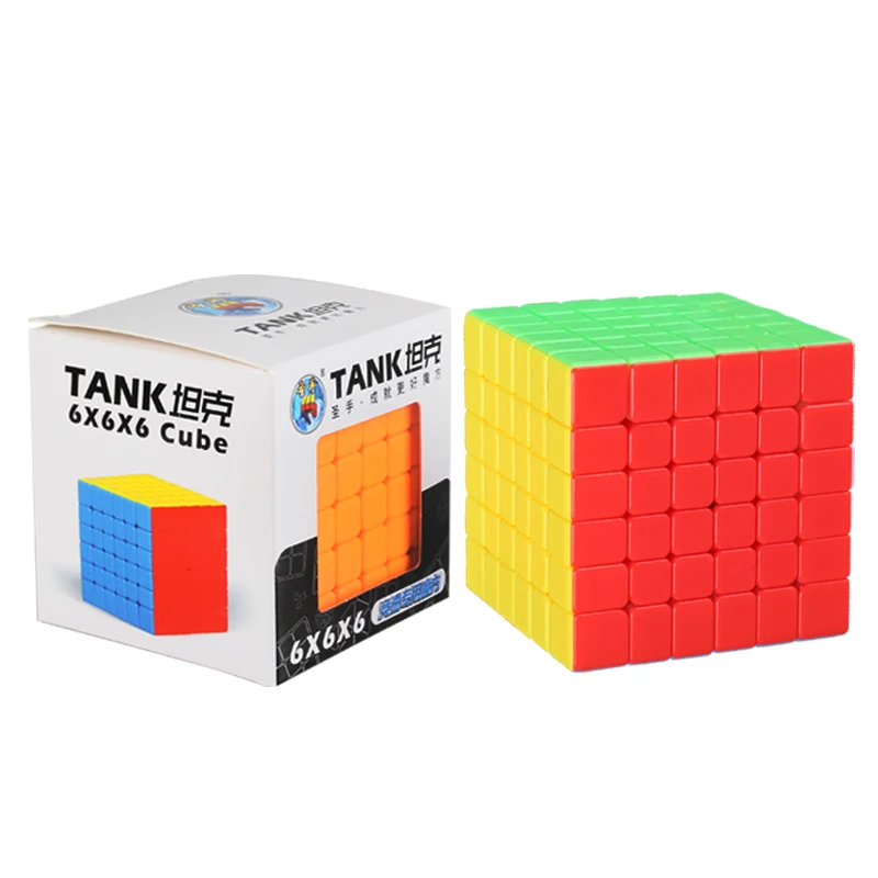 ShengShou Tank 6x6x6 Magic Cube 6x6 Cubo Magico Professional Neo Speed Puzzle антистрессовые игрушки для
