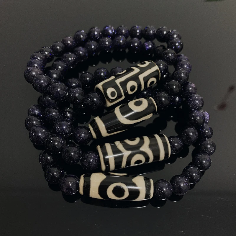 Браслет в стиле ретро с изображением натуральных тибетских цифр|Браслеты