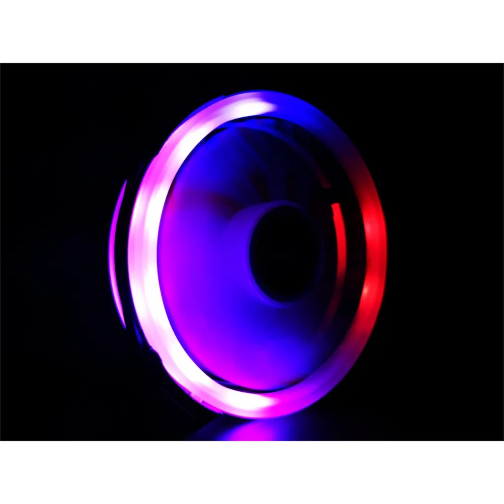 Двойной апертуры RGB 12 см 12 В с 65 светодиодный светильник охлаждения крутой компьютер вентилятор радиатора CPU pc чехол для компьютера Вентилятор охлаждения z0903