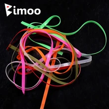 Bimoo 3mm Wide Realistic Nymph Skin Elastic Scud Back/Nymph Stretch Sink Fly Tying Bait Body Materials Multi-Color