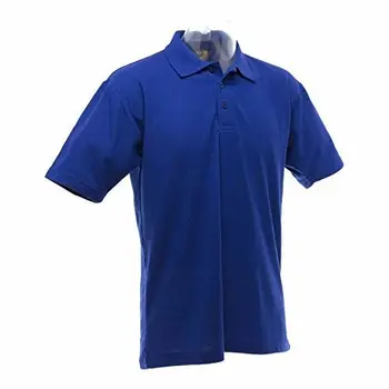 

UCC 50/50 Mens Plain Piqué Short Sleeve Polo Shirt (XS) (Royal)