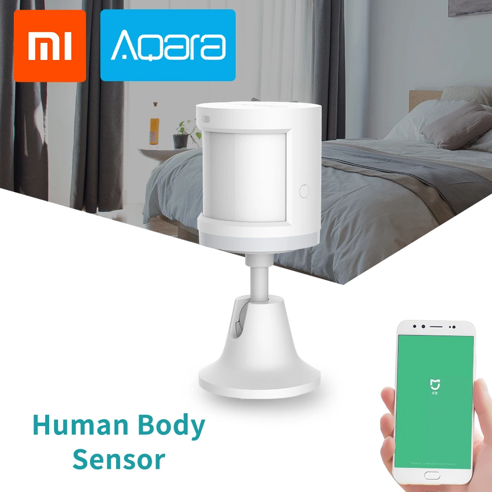 Xiaomi Aqara концентратор Смарт двери окна HumanBody датчик температуры и влажности кондиционер компаньон Wi-Fi приложение управление для Homekit - Цвет: Human Body