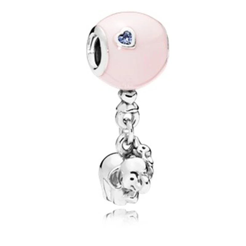 K013 Подходит для оригинала Pandora, очаровательный серебряный браслет, брелок, ювелирное изделие для женщин, простой стиль, безопасная цепь, радужная мельница, зажим для мыши, сделай сам, бисер - Цвет: K013