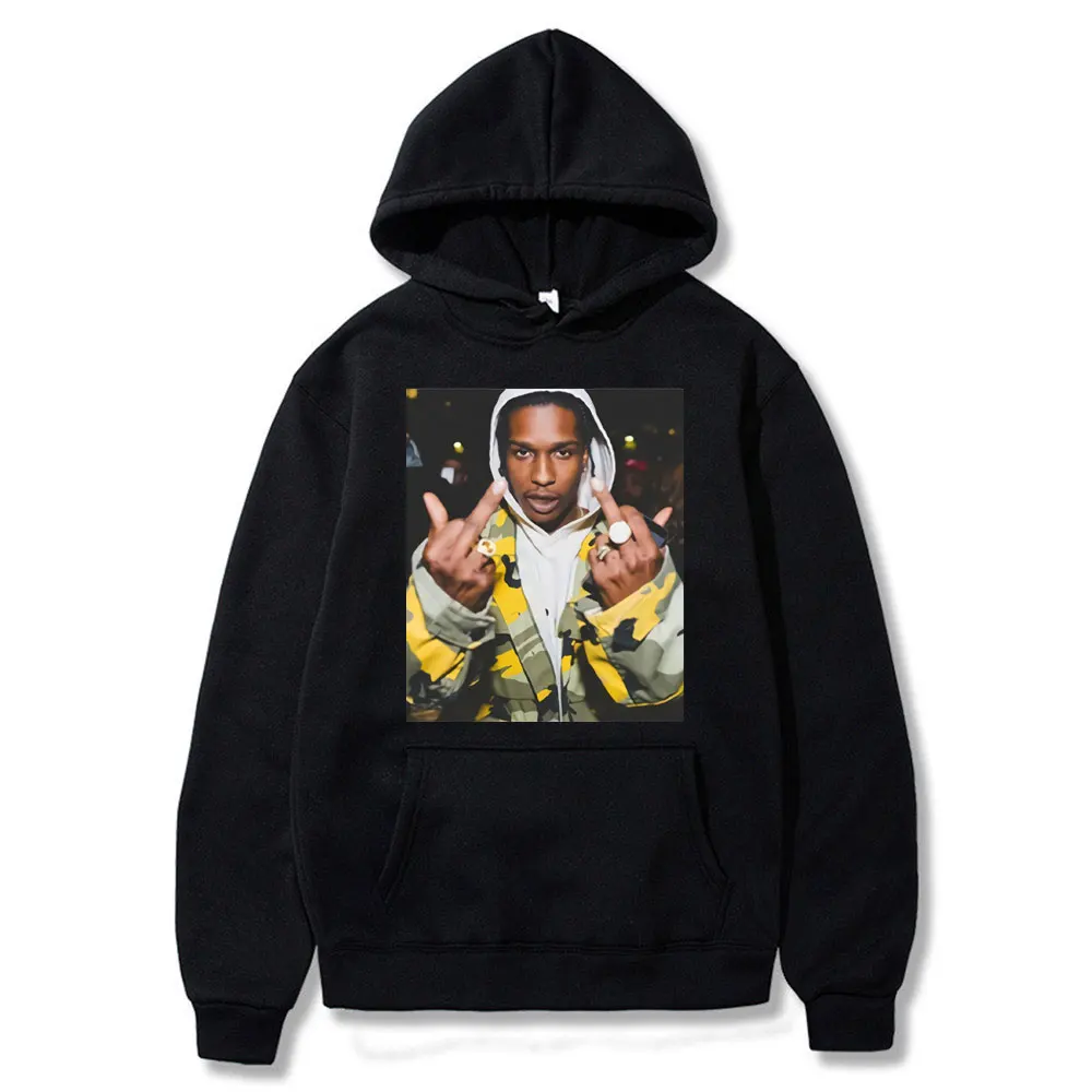 

Funny Rare Top Asap Rocky Unisex Hoodie Hip Hop Men Funny Spring Autumn Fleece Hoody Hoodies Sweatshirt Harajuku Streetwear Tops