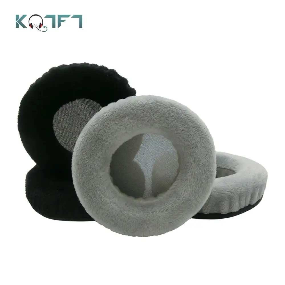 KQTFT 1 Pair of Velvet Replacement Ear Pads for Monoprice Retro Headset EarPads Earmuff Cover Cushion Cups