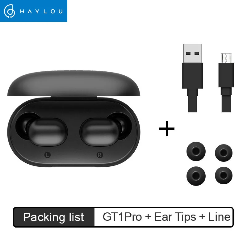 Haylou GT1 Pro Long Battery HD Stereo TWS Bluetooth Earphones Touch Control  Wireless Headphones With Dual Mic Noise Isolation