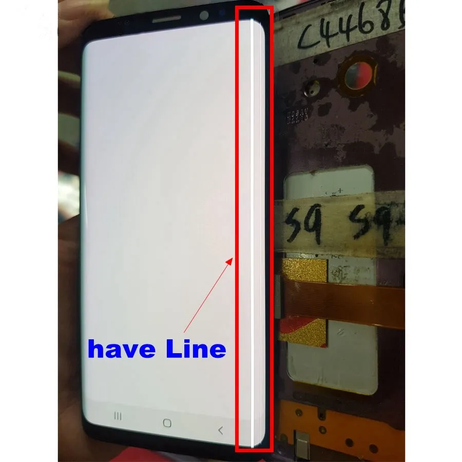 

Band line random on the screen For Samsung S9 G960 LCD Display S9 plus G965 LCD Display with Touch Screen Digitizer Assembly lcd