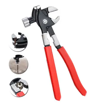 

10 Inch Claw Hammer CR-V Adjustable Hammer with Clamping Plier Hand Tool