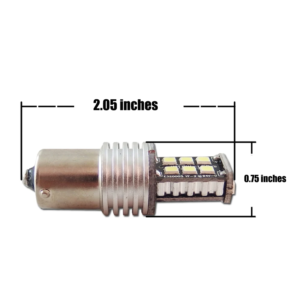 2 шт. высокое Мощность белый Canbus Error Free 1156/1157/3157/7443 15-SMD светодиодный лампы для резервного копирования для бега заменить огни