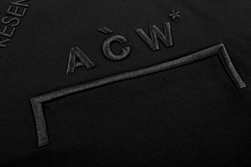  Best Version A-COLD-WALL ACW Logo Embroidery Men Sweatshirt Hoodie Hiphop Oversize Men Sweatshirts 