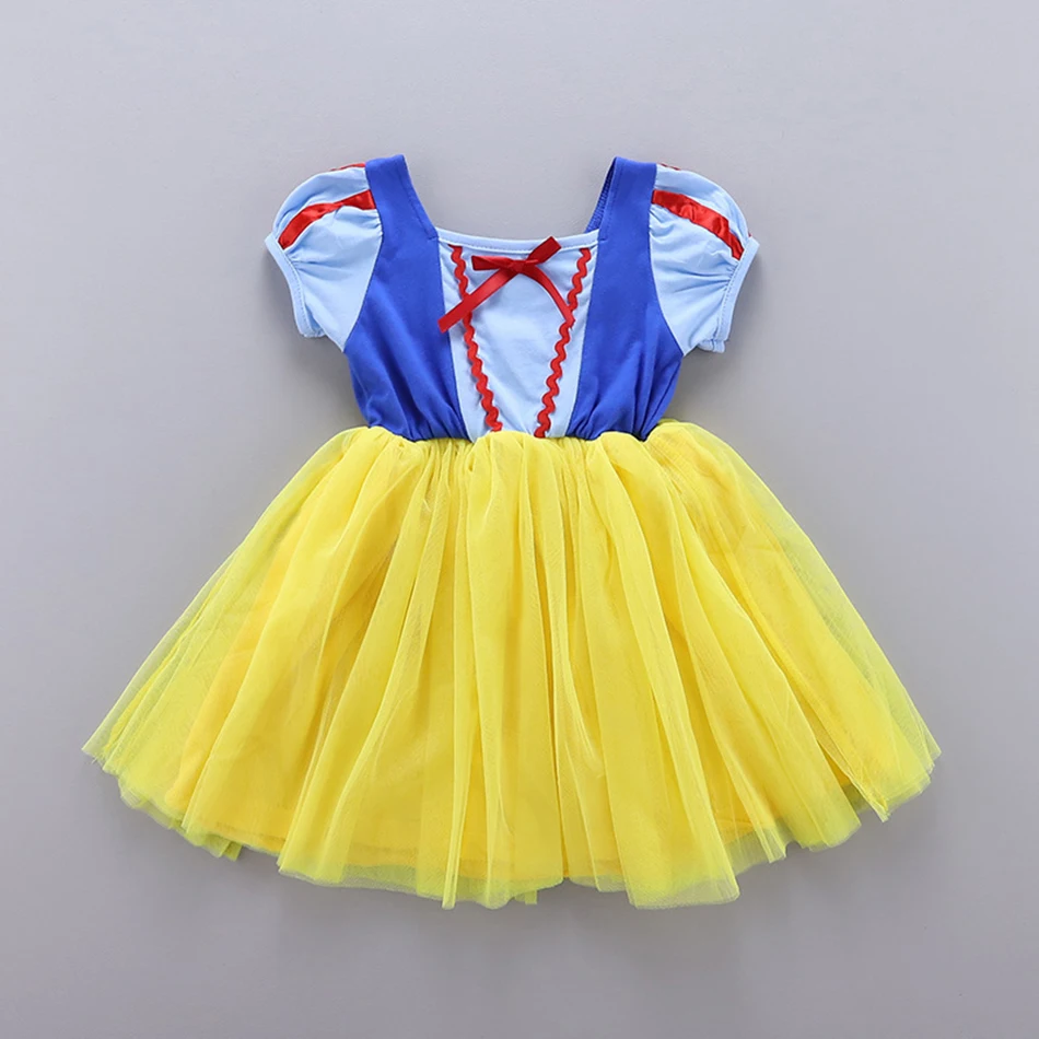 Baby Girls Princess Dress Fancy Costume Toddler Cosplay Arier Snow White Elsa Dress Infant Alice Gowns Girl Birthday vestidos boutique baby dresses