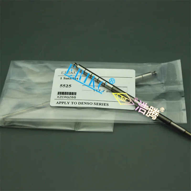 

ERIKC Adjustable Pressure Relief Valve Rods 5525 and Valve Stem Oil Seal Length=117.7mm for Injector 095000-5520 095000-5525