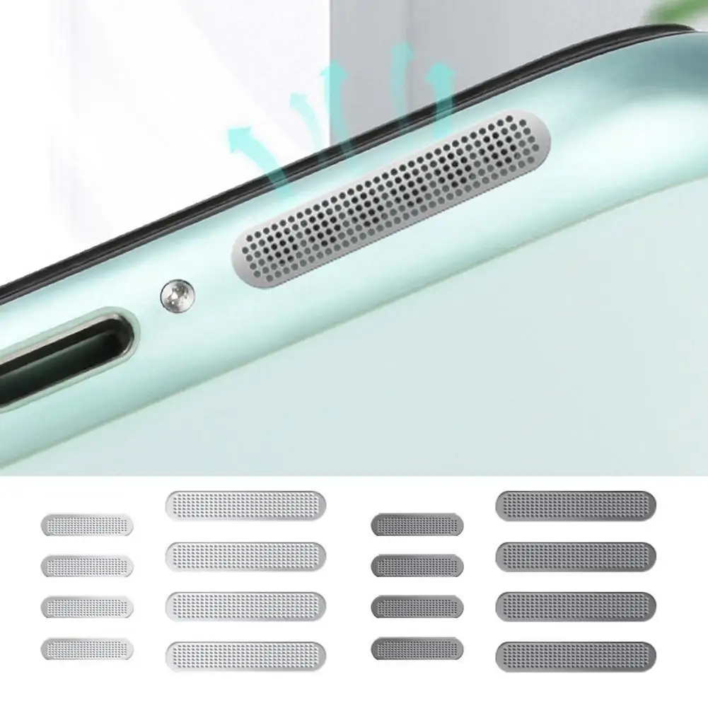 Металлическая Пылезащитная сетка для IPhone 13 Pro Max Mini Speaker 8 шт. пылезащитные