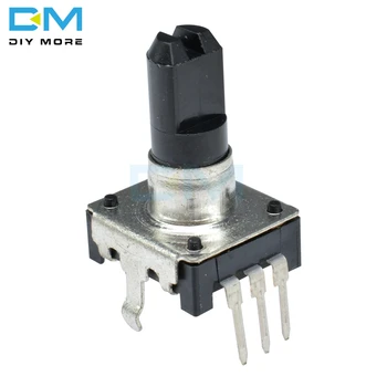 

Rotary Encoder EC12 Audio Digital Potentiometer Handle DC 5V 10mA 360 Degree Angle 20 Pulse for PIC Or Microcontroller 15mm