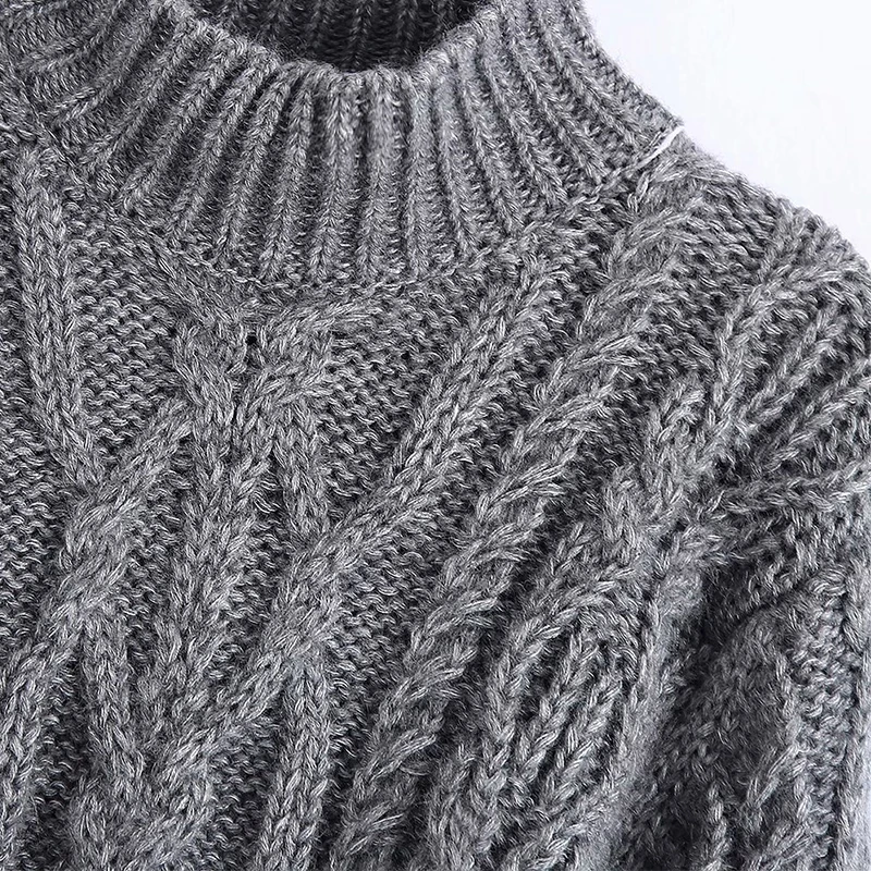 New Winter Women Eight-Strand Knitted Short