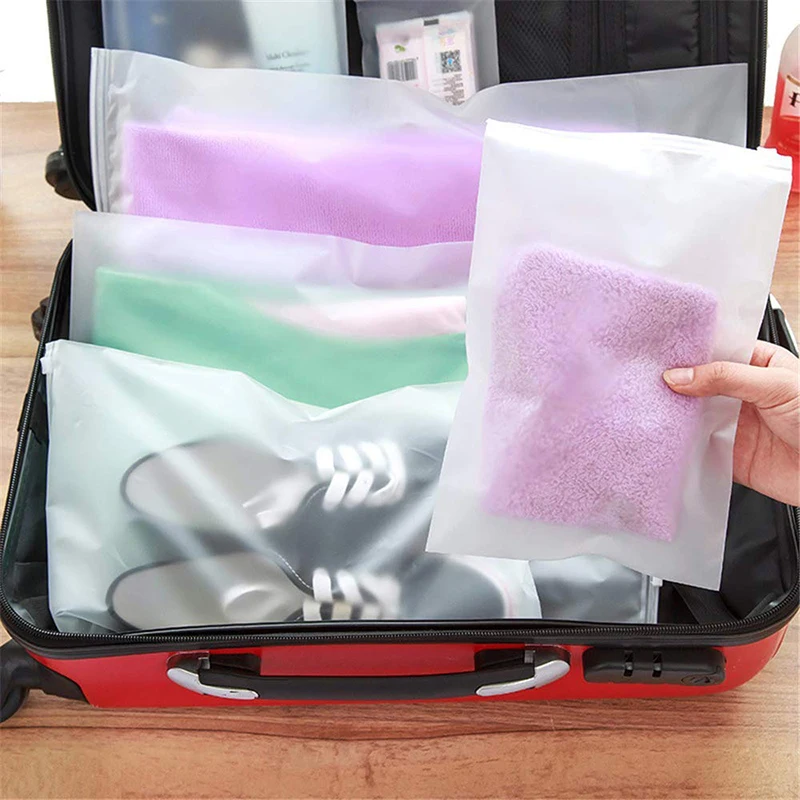 

Wholesale Practical Portable Storage Bag Matte Travel Luggage Partition Storage Bags Clothes and Underwear Packing Organizer Set