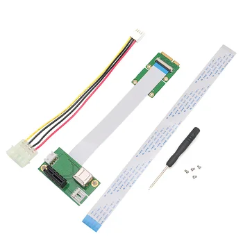 

Express PCI-E to PCI-E Mini 1X Extension Cord Adapter Card with USB Riser Card