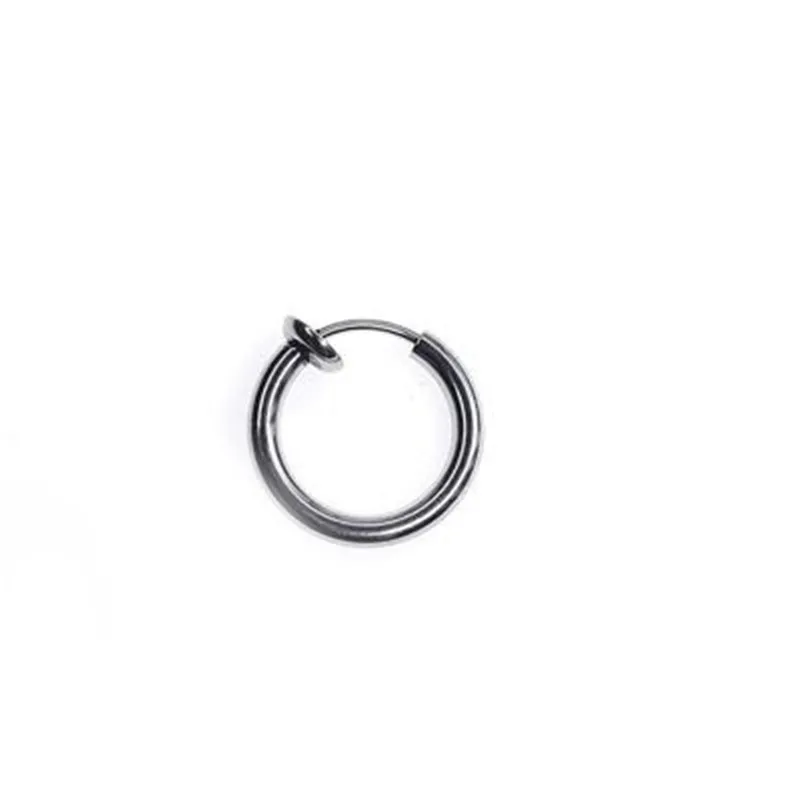Ear clip Chain Ear Bone Clip Jewelry Simple Explosion Stainless Steel Party Prevent Allergy Frosty Style For Women Men Earrings - Metal Color: Ear clip