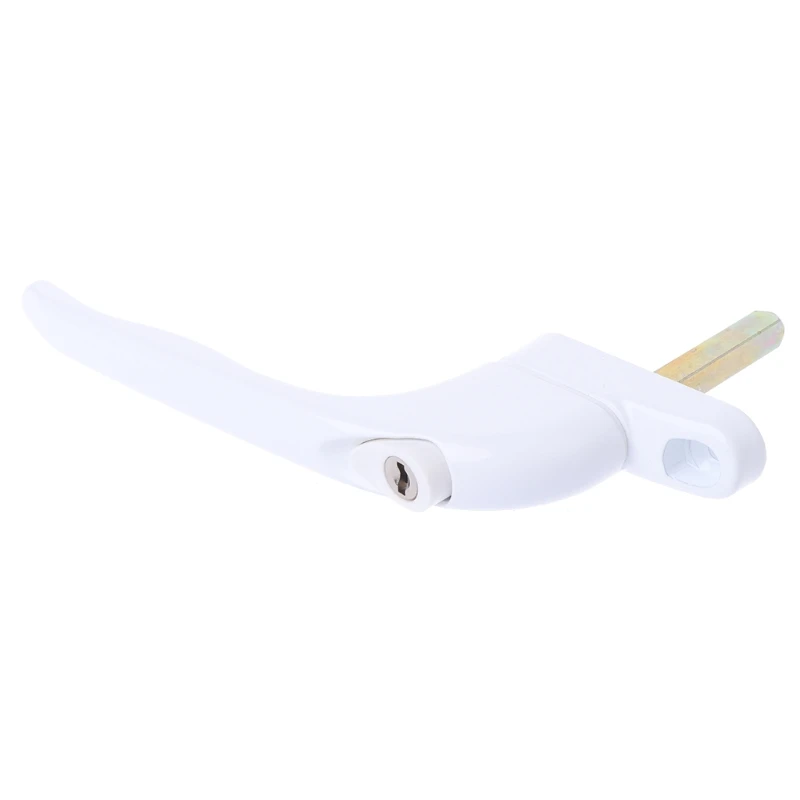 D55F UPVC White Universal Espag Window Handle-Key Locking For Double Glazing