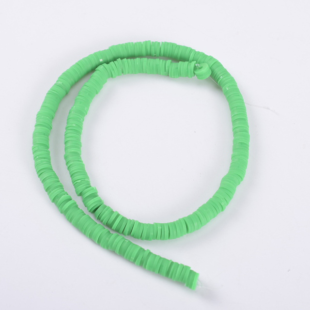 30 Colors 6mm Recyclable Polymer Clay Disc Spacer Beads Necklace Bracelet Handmade Loose Charms Beads For Jewelry Making