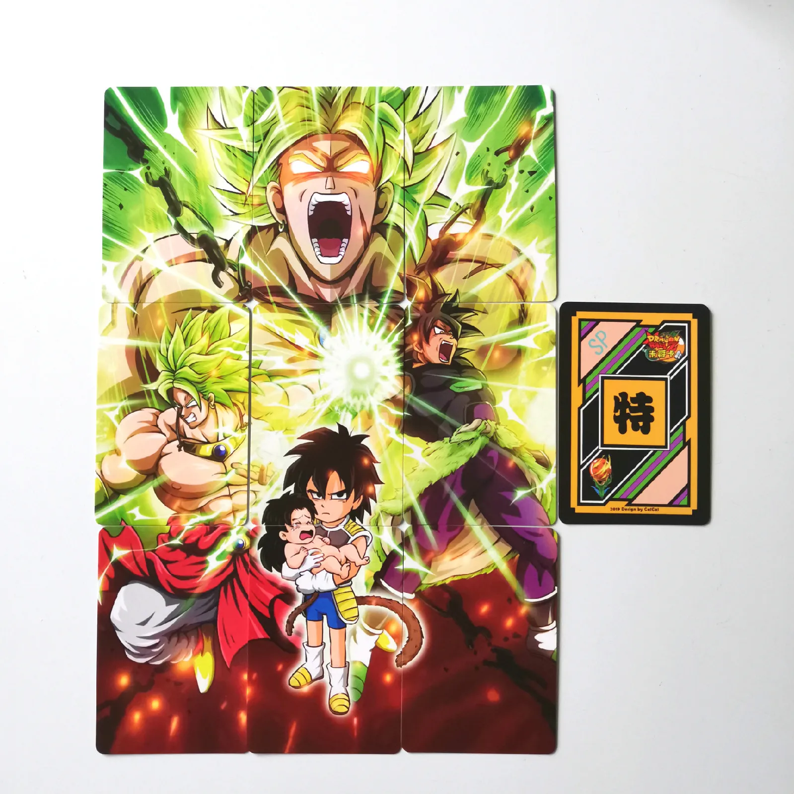 10pcs/set  Broli Super Dragon Ball Z Heroes Battle Card Game Collection Cards