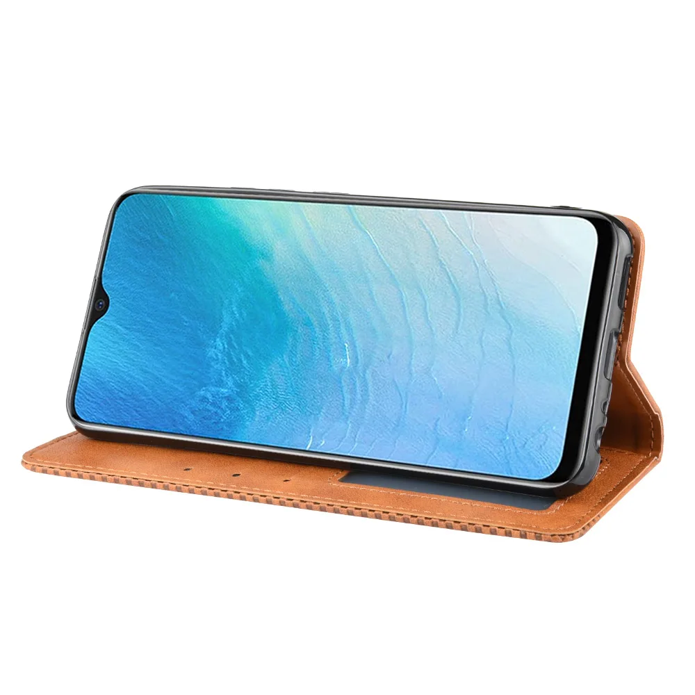 Ретро откидная Кожаная Обложка для книг для VIVO S5 Nex3 V17 U3 Y11 Магнитный откидной Чехол-бумажник для V17 Pro IQOO NEO U10 чехол для телефона