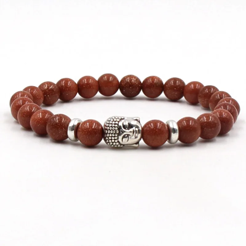 2019 браслет с бусинами Будды Классические Парные браслеты из натурального камня