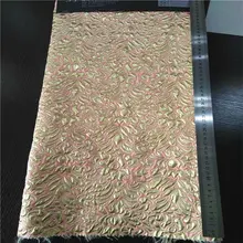 Новейшая нигерийская жаккардовая парчовая ткань высокого качества с бисером и блестками, парчовая ткань для свадьбы DHL03