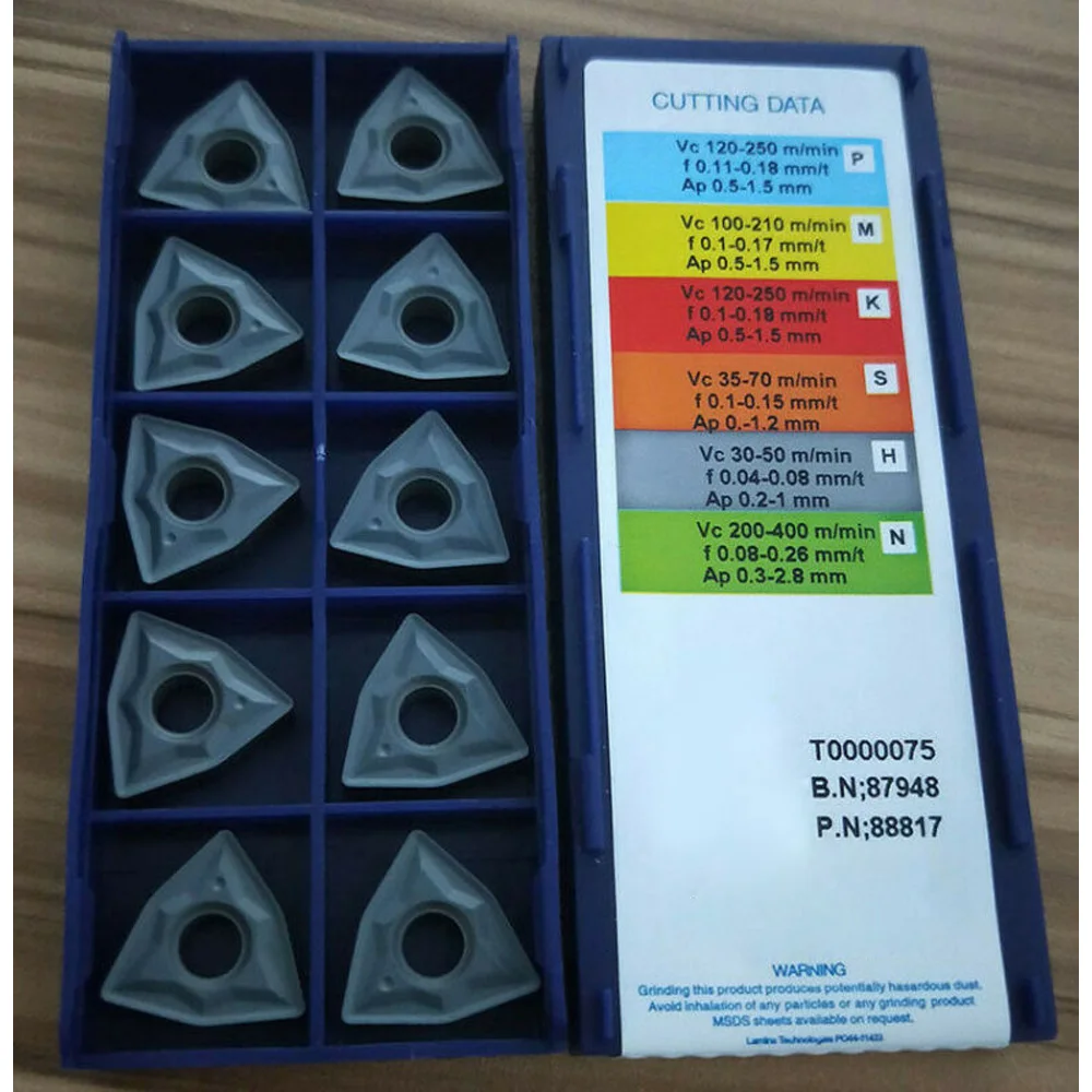WNMG080408 NN WNMG 432 NN Cutting Carbide Inserts Tool for processing steel& stainless steel cast iron 10Pcs