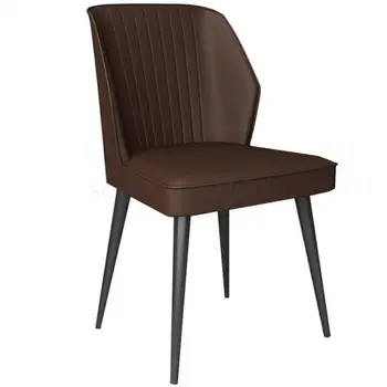 

American Dining Chair Modern Simple Home Backrest Leisure Iron Loft Industrial Restaurant Table Chair Net Red Chair